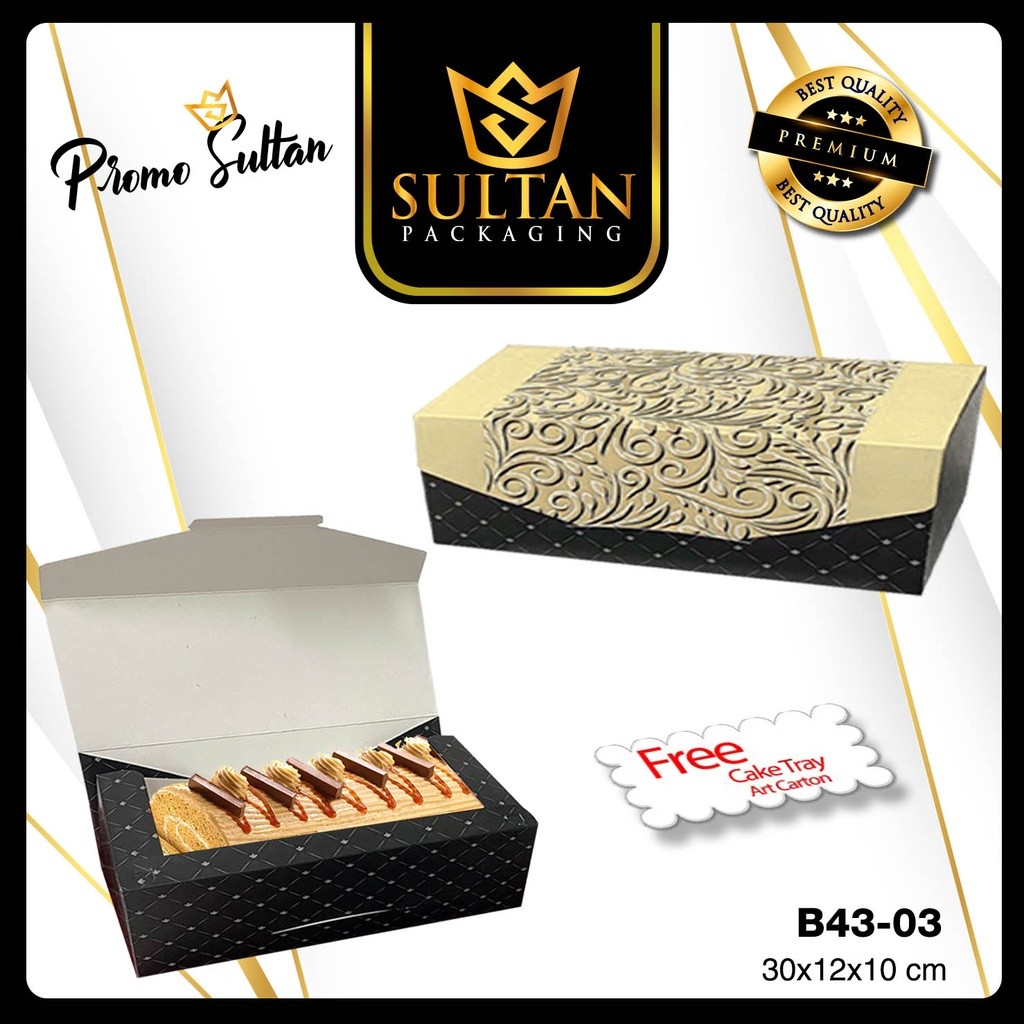 Cake Box - Kotak Kue Bolu - Kemasan Makanan Motif Batik - B42 - Image 8
