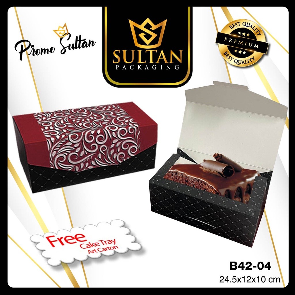 Cake Box - Kotak Kue Bolu - Kemasan Makanan Motif Batik - B42 - Image 5