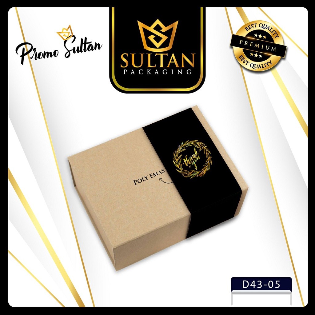 Sleeve Box Thanks you - Paperbelt Dekorasi Box Hadiah Ucapan TerimakasihD43 - Image 6