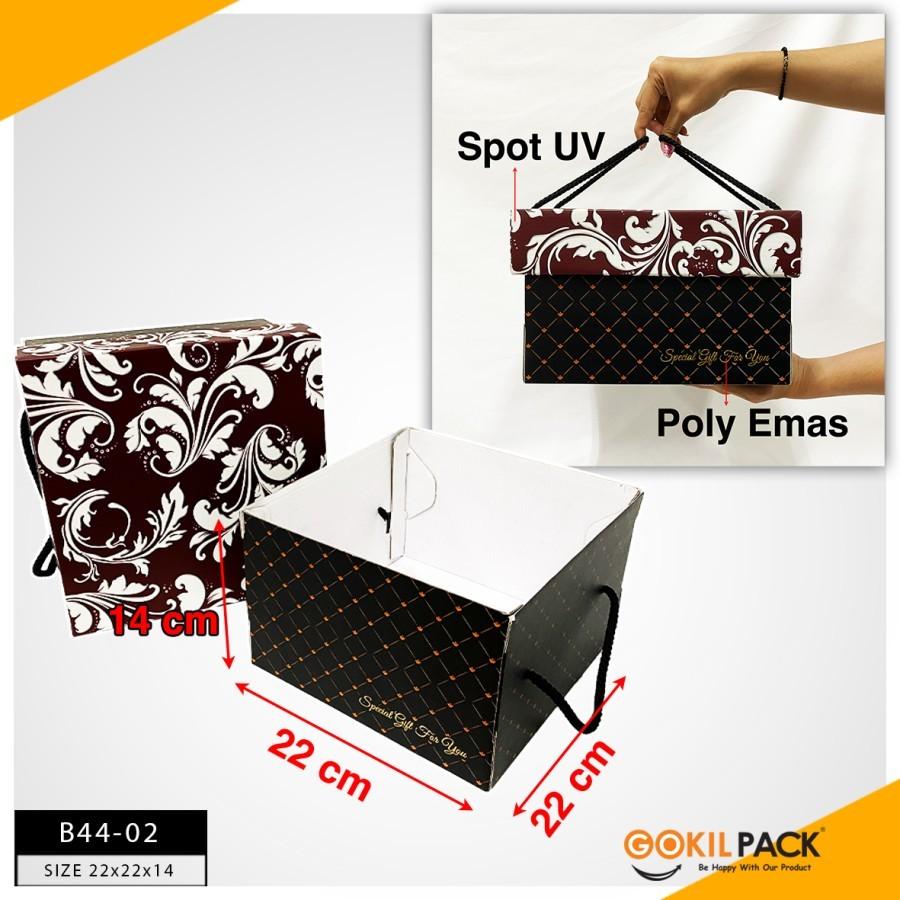 KOTAK KADO|KUE|PACKAGING|SERBAGUNA|DUS|BOX|GIFT|CAKE|B44 - Image 3