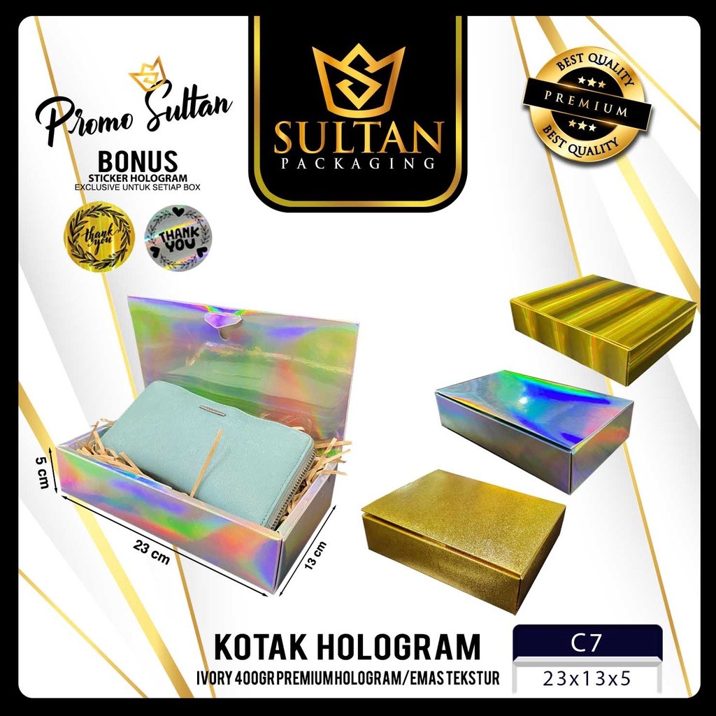Kotak Hadiah - Box Kado Hologram - Kotak Gift Mewah - C7 - Image 2
