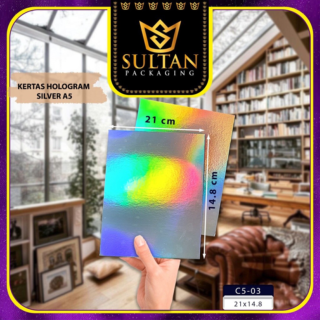 Paper - Laminating Hologram Paper - Kertas Hologram A3+A4+A5 - C5 - Image 4