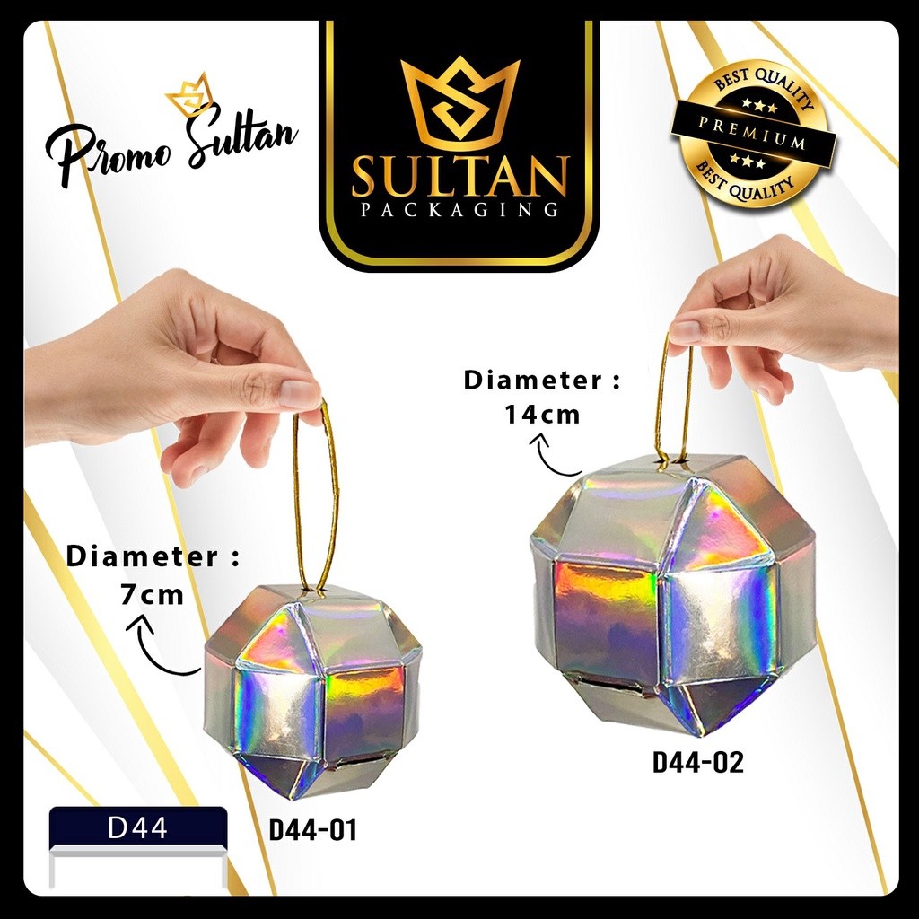 Packaging Souvenir - Box Aksesoris Natal - Bola Pohon Natal - Hiasan Merry Chrismas - D44 - Image 2