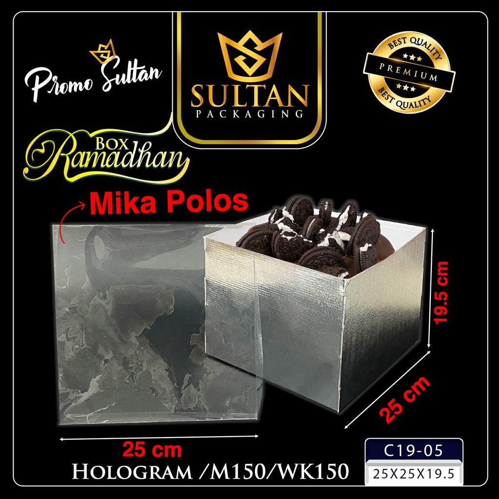 Kotak Kue Lebaran|Kotak Kado|Dus Packaging Idul Fitri|Box Mika|Hampers| C19-03 - Image 7
