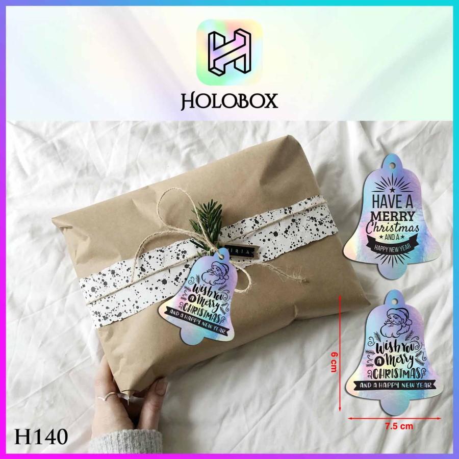 HANGTAG NATAL|MERRY CHRISTMAS|HOLOGRAM|SILVER|HIASAN|AKSESORIS|H140 - Image 4