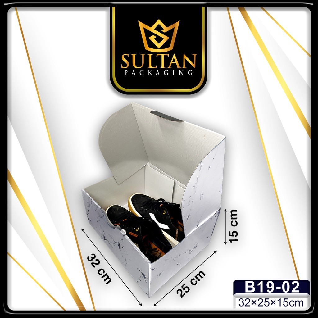 Box Hadiah Jumbo - Kotak Kado Hadiah Besar - Box Hampers - Box Motif Marble - B19 - Image 4