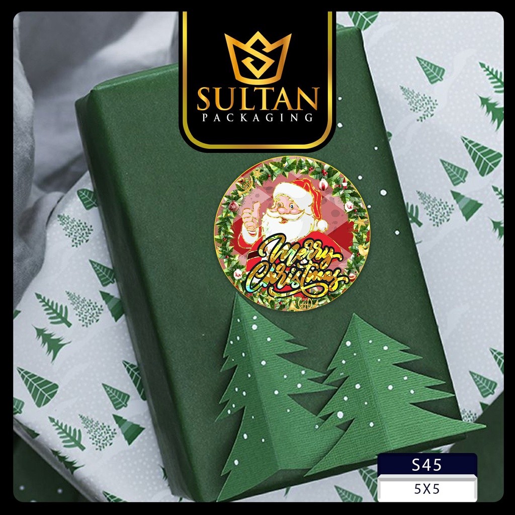 Sticker Natal - Sticker Merry Chrismas - Sticker Isi 25 Pcs - 45 - Image 4