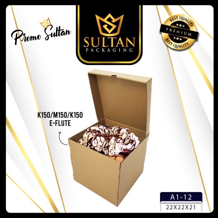 Box Hampers - Box Packaging Large - Kotak Dus Jumbo Motif Marble Uk 22x22x21cm - A1-12 - Image 3