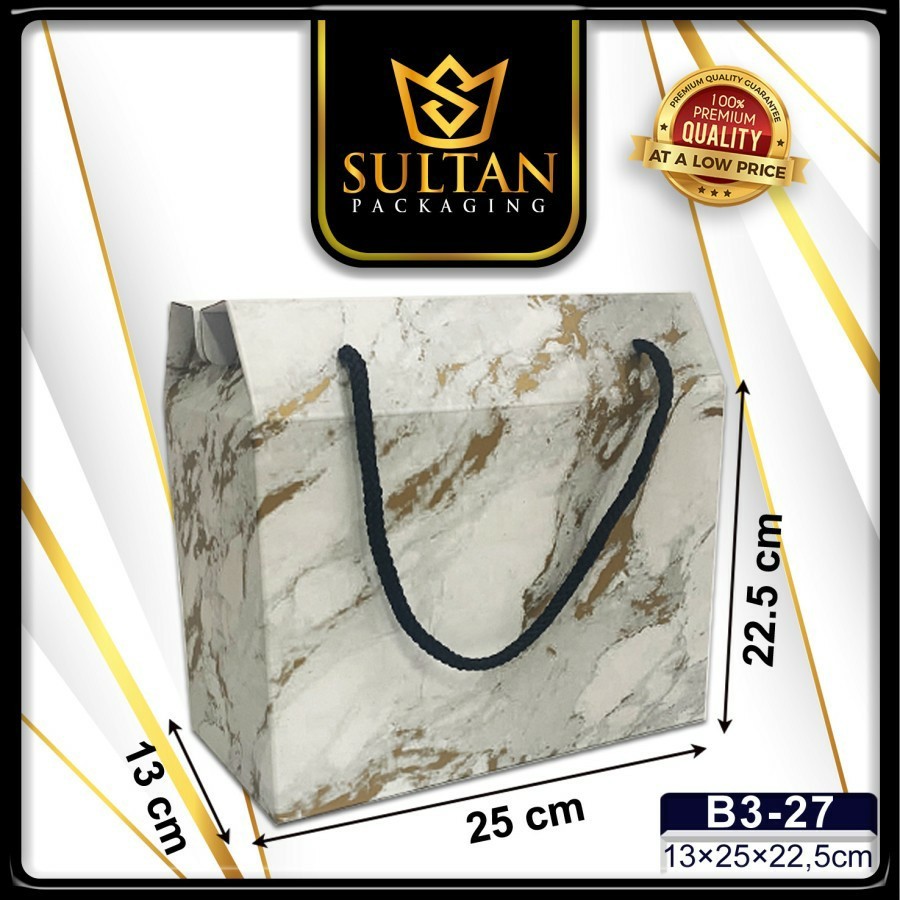 Box Hampers - Box Kado Besar Motif Marble - Kotak Hadiah Souvenir Jumbo - B3 - Image 6