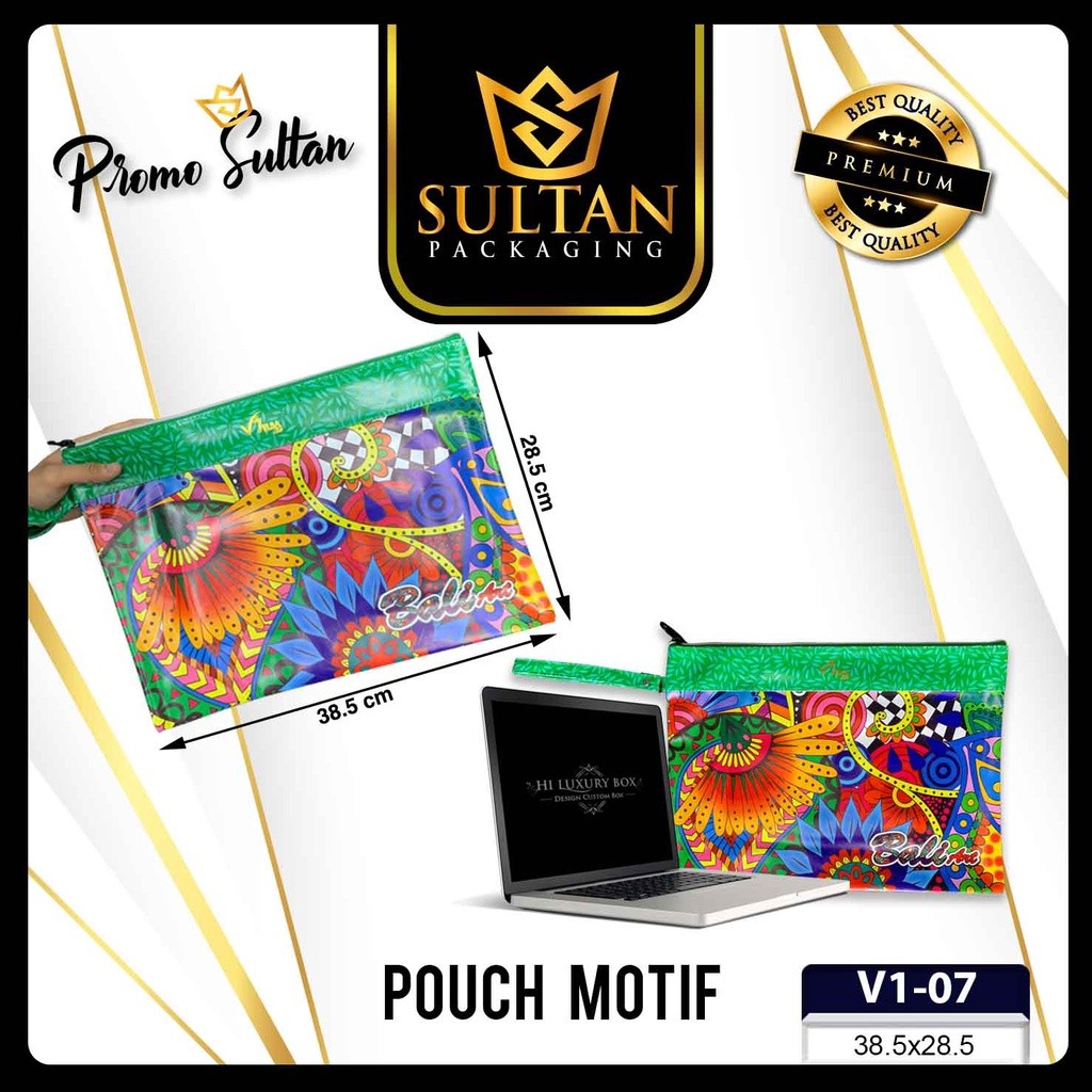 Vielsa Tas Pouch Bag Clutch Waterproof Pria Wanita Travel Handbag V1 - Image 7