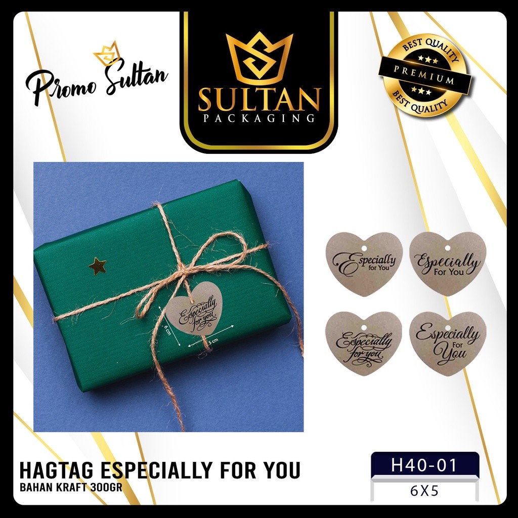 Hangtag|Hangtag Murah|Hangtag Kraft|Hangtag Especially For You|H40 - Image 2