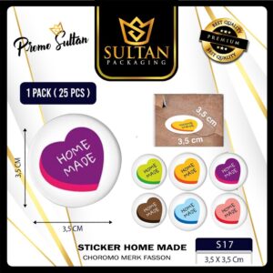 Sticker - Label Sticker Home Made - Sticker Ucapan Terima Kasih - S17