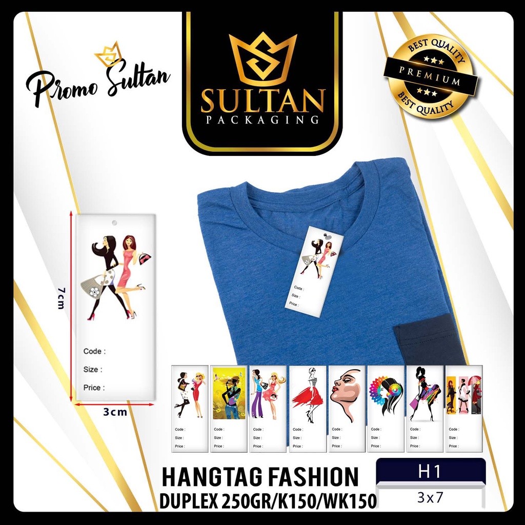 Hangtag Motiff-Hangtag Baju-Label Baju-LabelKertas-H1 - Image 2