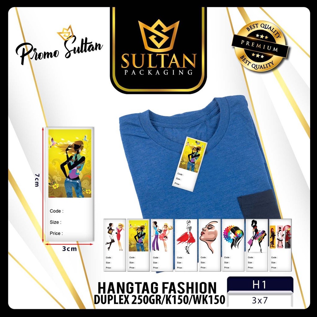 Hangtag Motiff-Hangtag Baju-Label Baju-LabelKertas-H1 - Image 3