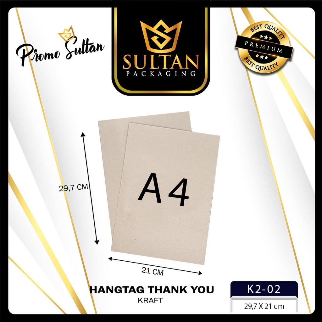 Kertas Samsom - Kertas Coklat A3 + A4 280 Gram Isi 10 Lembar - K2 - Image 3