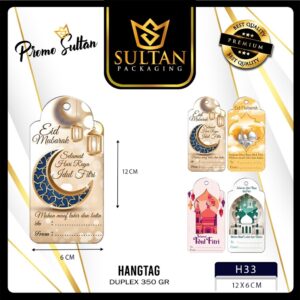 Hangtag|Label Baju|Hangtag Idul Fitri|Duplek|Murah|Hangtag Hari Raya|6.5x11|H33
