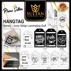 Hangtag|Label Baju|Hangtag Baju|Ivory|H7