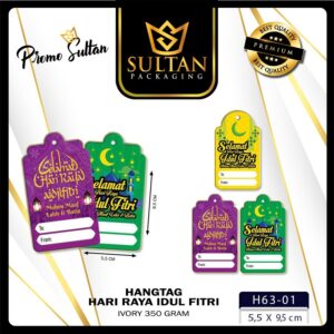 Hangtag - Tag Label Lebaran - Hangtag Special Idul Fitri - Label Hangtag Hari Raya Isi 20 Pcs - H63