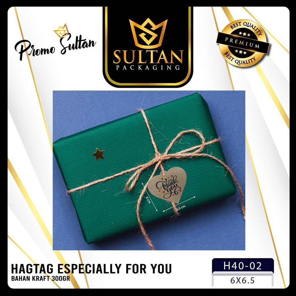 Hangtag|Hangtag Murah|Hangtag Kraft|Hangtag Especially For You|H40 - Image 3