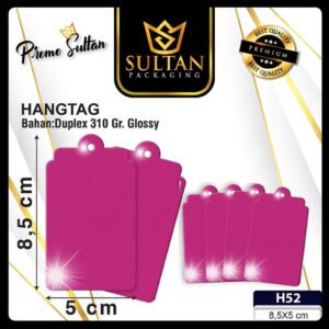 SULTAN - Hangtag Label - Tag Label Produk Polos - H52
