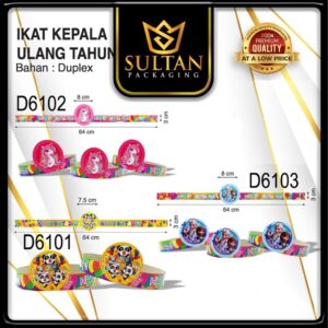 Topi Ulang Tahun|Karakter|Topi Pesta|Duplek|Murah|64x3| D6-01