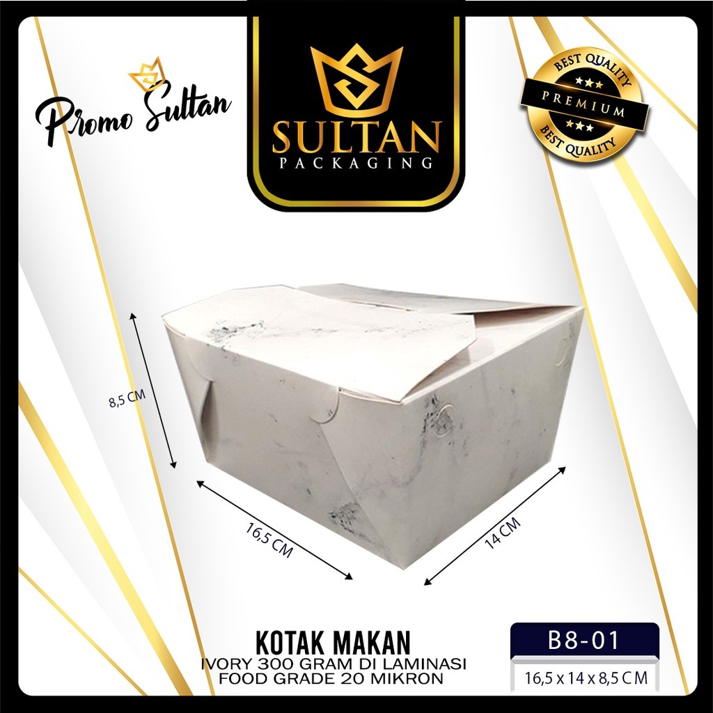 Lunch Box - Kotak Makanan Anti Minyak - B8-02