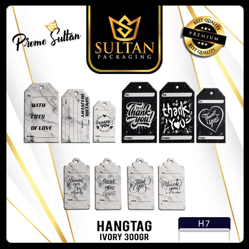 Hangtag|Label Baju|Hangtag Baju|Ivory|H7 - Image 2