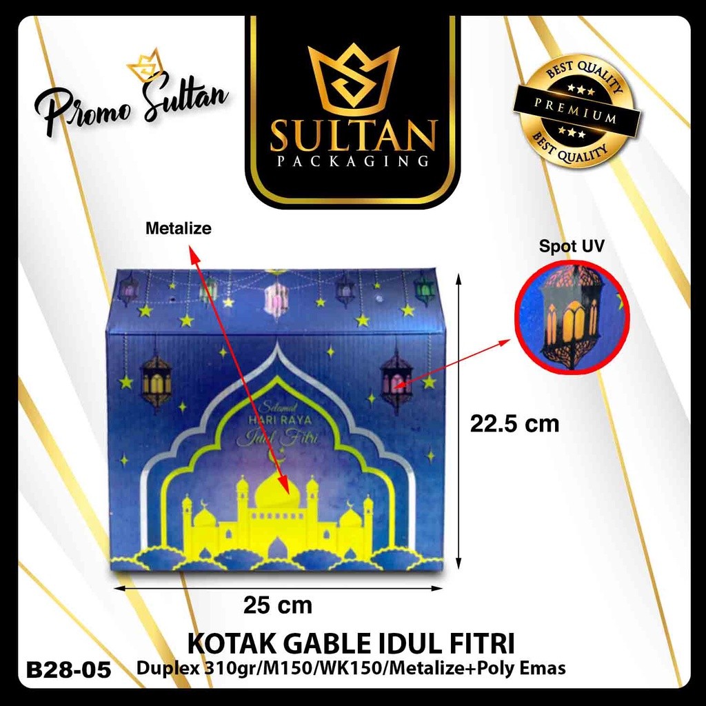 Dus Hampers Idul Fitri - Box Hadiah Lebaran - Dus Hari Raya Idul Fitri Premium - B28 - Image 6