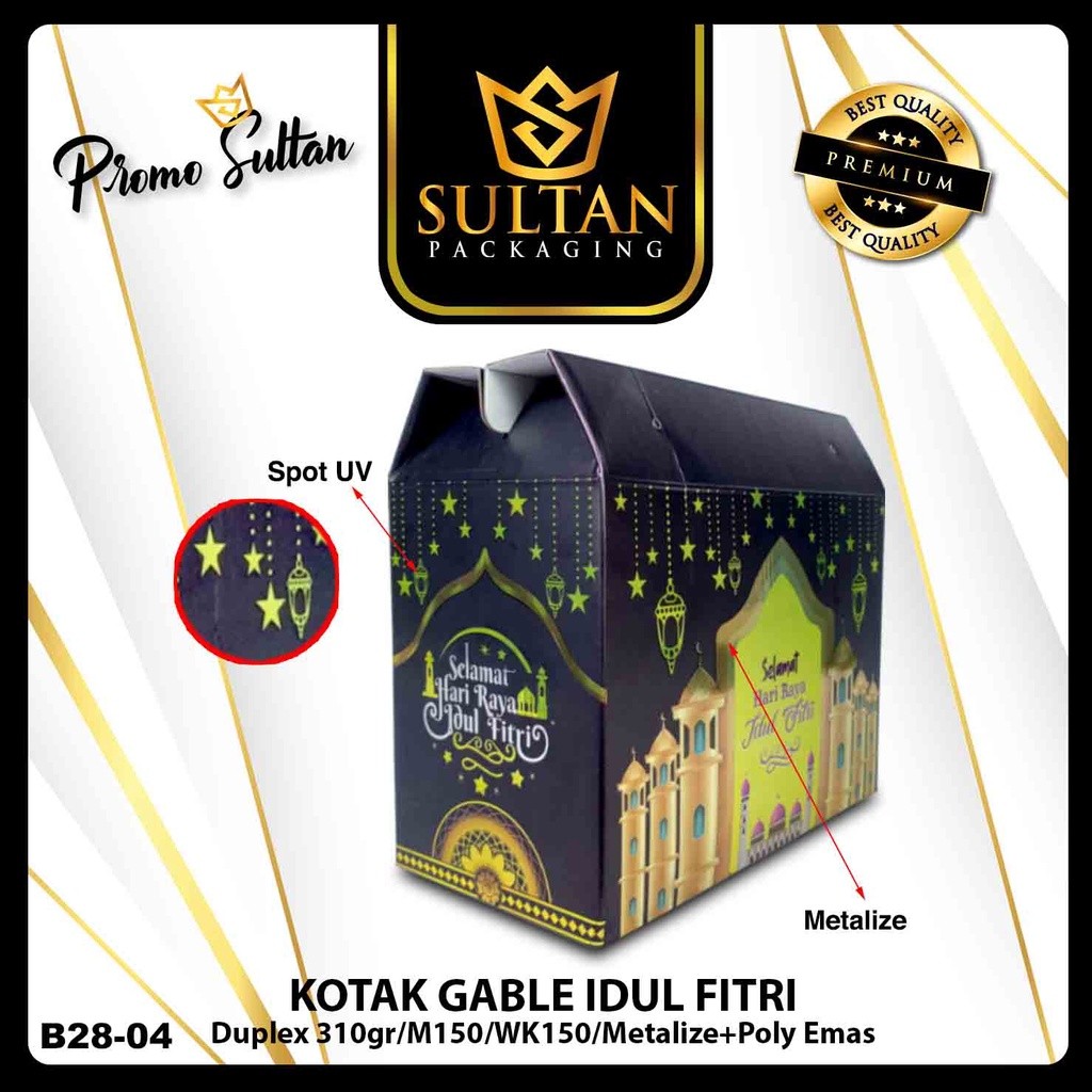 Dus Hampers Idul Fitri - Box Hadiah Lebaran - Dus Hari Raya Idul Fitri Premium - B28 - Image 5