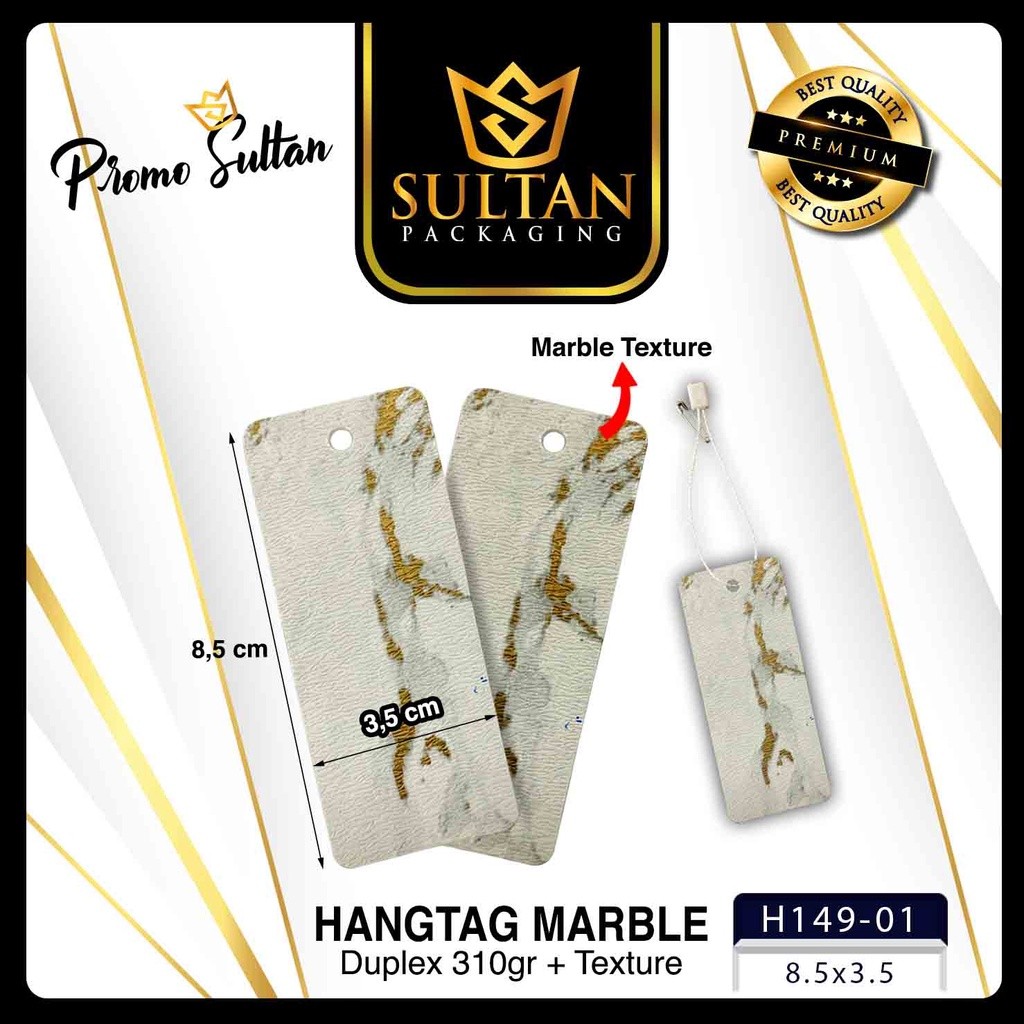 Label Hangtag|Polos|AksesorisMurah|Tekstur Packaging|H149 - Image 2