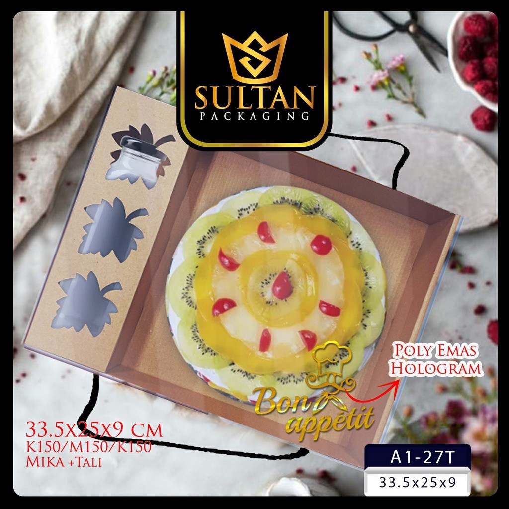 Cake Box - Kotak Kue Mika - Box Kue Tutup Transparan - A1-28 - Image 6