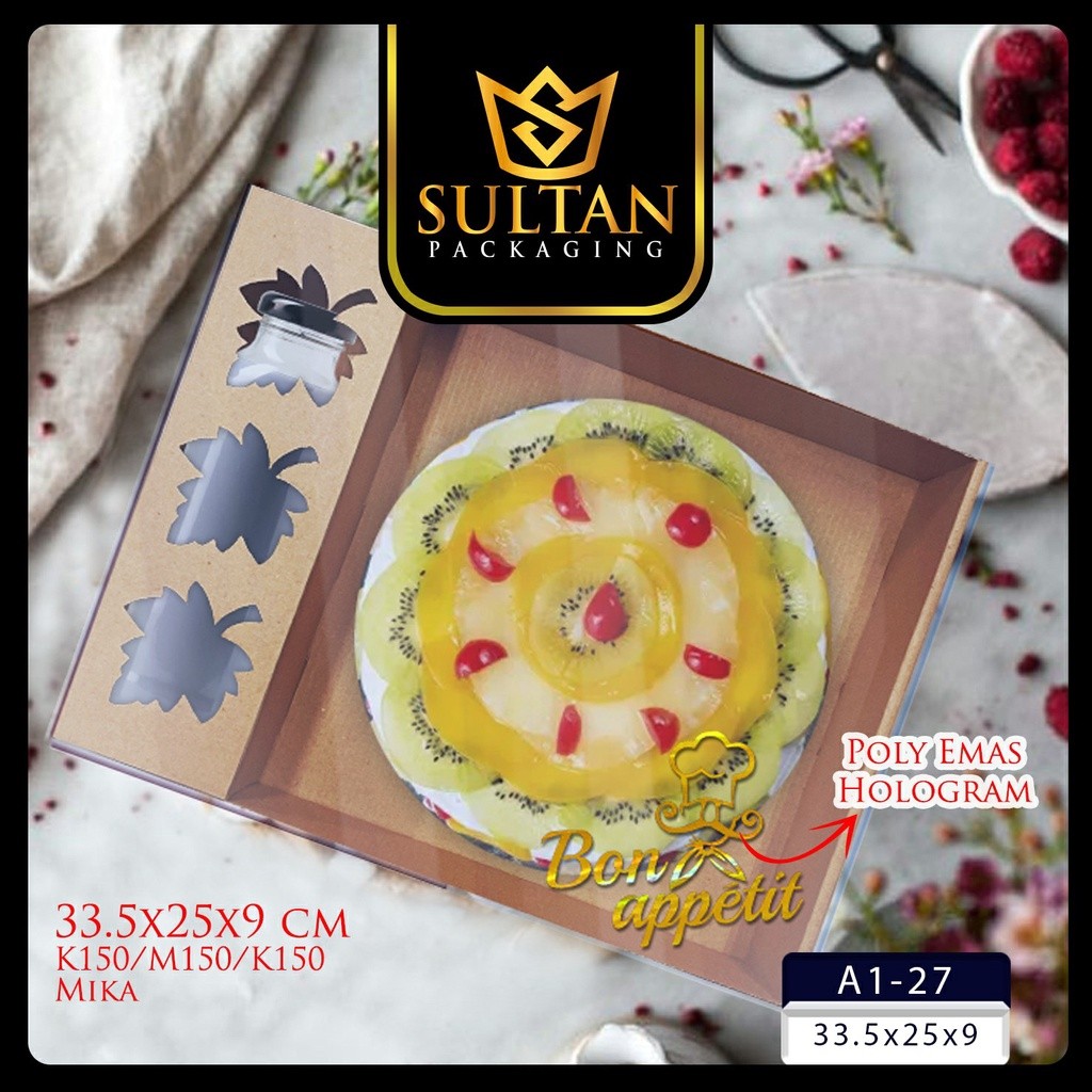 Cake Box - Kotak Kue Mika - Box Kue Tutup Transparan - A1-28 - Image 5