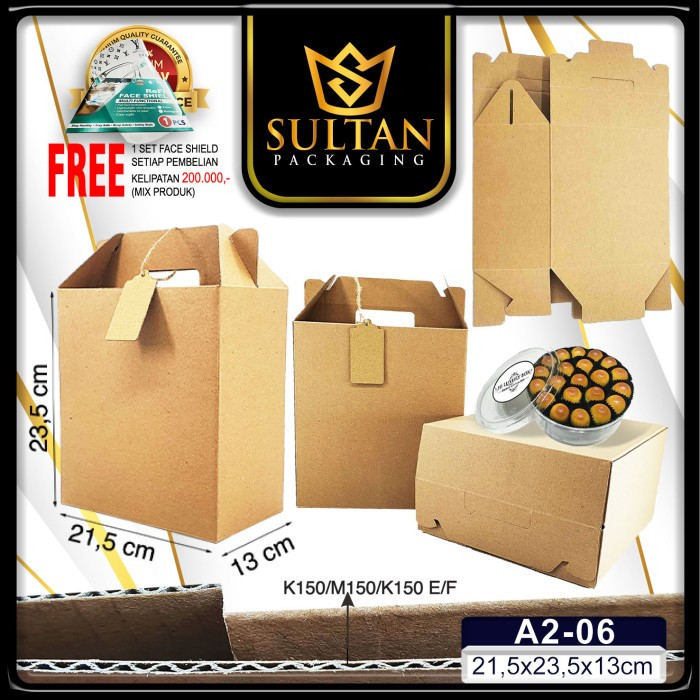 Box Hampers - Dus Souvenir - Kotak Hampers Hadiah Tentengan - A2-06 - Image 7