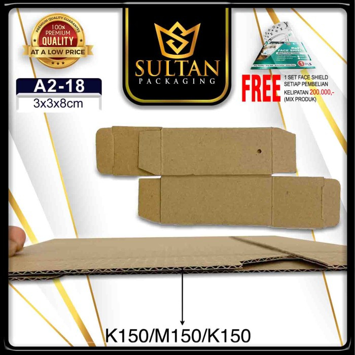 Packaging Souvenir - Kotak Souvenir Kraft - Kotak Packaging Souvenir Coklat Polos - A2-18 - Image 4