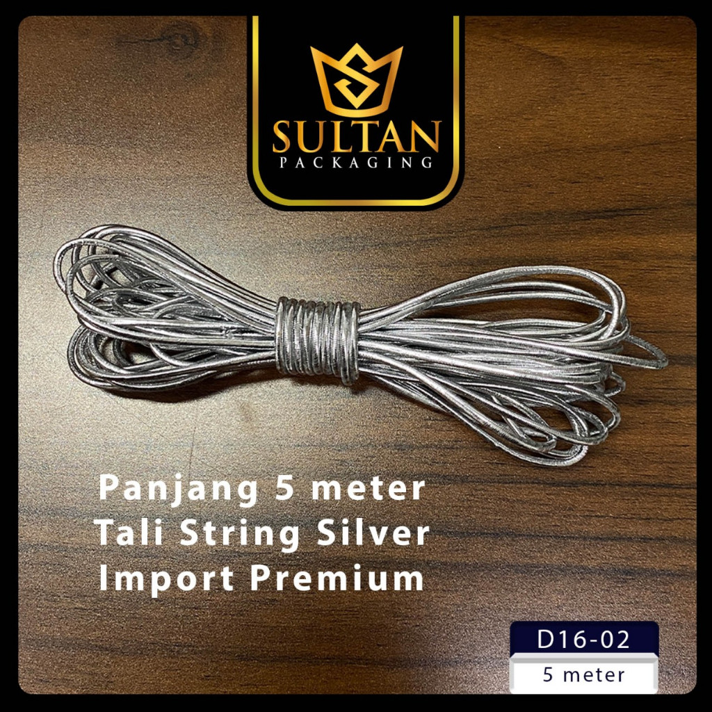 SULTAN - Tali String emas - Tali String Elastis 5m - D16 - Image 3