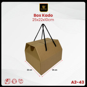 Box Hampers - Dus Box Hadiah Kardus Jumbo Gable Tentengan - A2-43