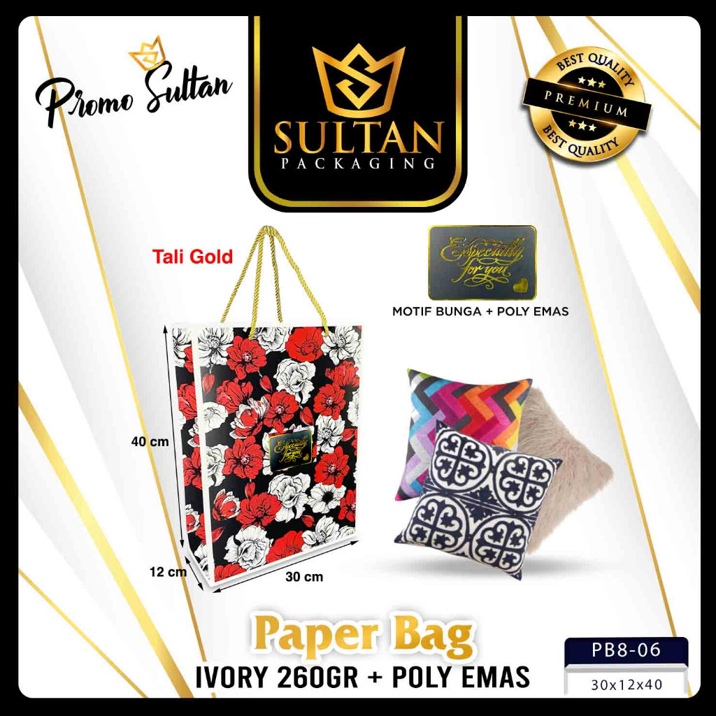 Paper Bag - Goddie Bag Rose Marble - Tas Hadiah aestetic kado ulang tahun jumbo - PB8 - Image 7