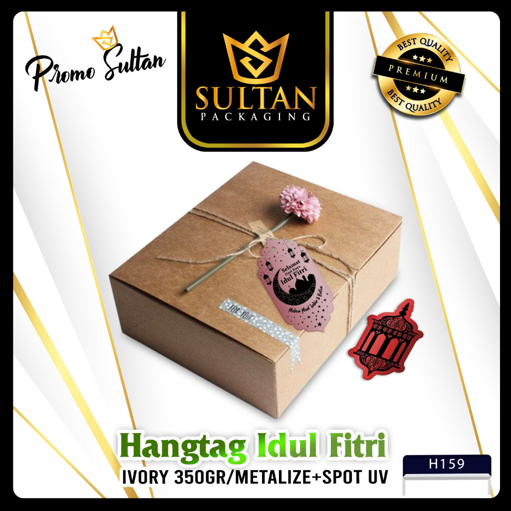 Hangtag Idul Fitri Premium - Tag Lebaran Isi 20 Pcs - H159 - Image 2