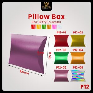 Pillow box - Kotak souvenir - Gift box ulang tahun anak- P12