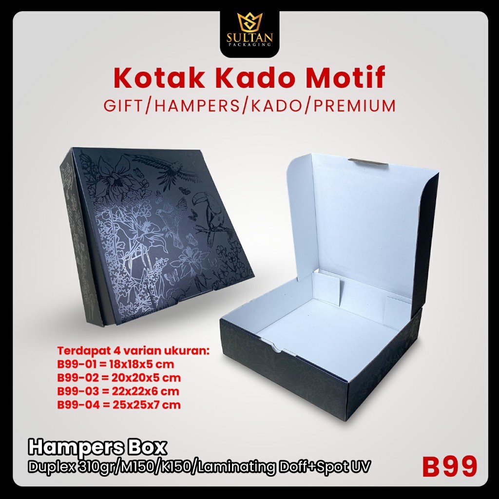 Box Hampers - Dus Packaging Hijab Mukena Baju - Kotak Kado - Souvenir - B99 - Image 2