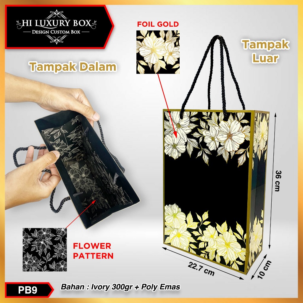 Paper Bag Kado - goodie Bag Souvenir-Gift Jumbo - PB9