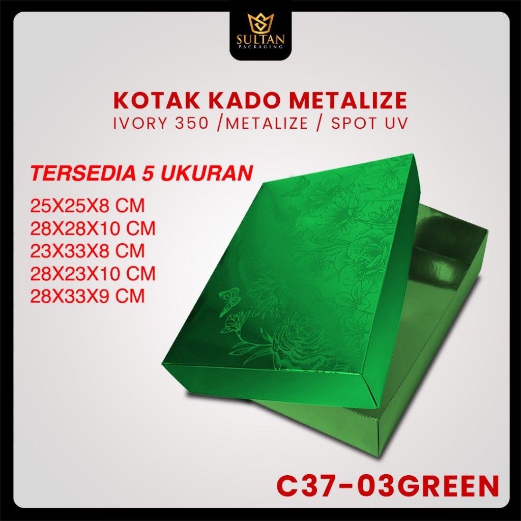 Kotak kado hologram / Box premium metalize / Dus mewah /C37 - Image 5
