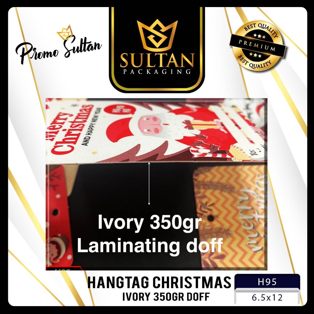 Hangtag | Hangtag Merry Christmas|hangtag premium murah |H95 - Image 3
