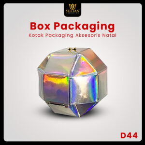 Packaging Souvenir - Box Aksesoris Natal - Bola Pohon Natal - Hiasan Merry Chrismas - D44