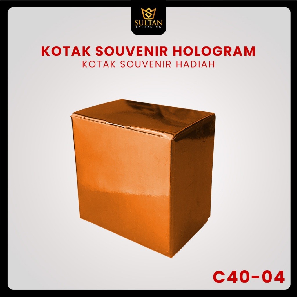 Kotak Souvenir Hologram - Box Packaging Kecil - Dus Hadiah Mewah - C40 - Image 7