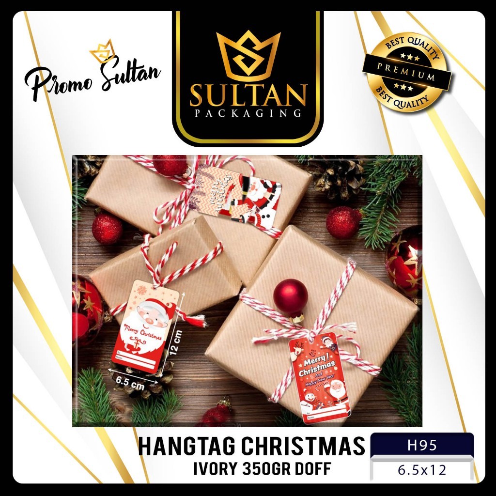 Hangtag | Hangtag Merry Christmas|hangtag premium murah |H95 - Image 2