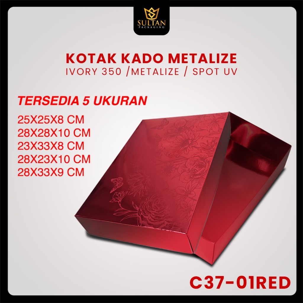 Kotak kado hologram / Box premium metalize / Dus mewah /C37 - Image 3