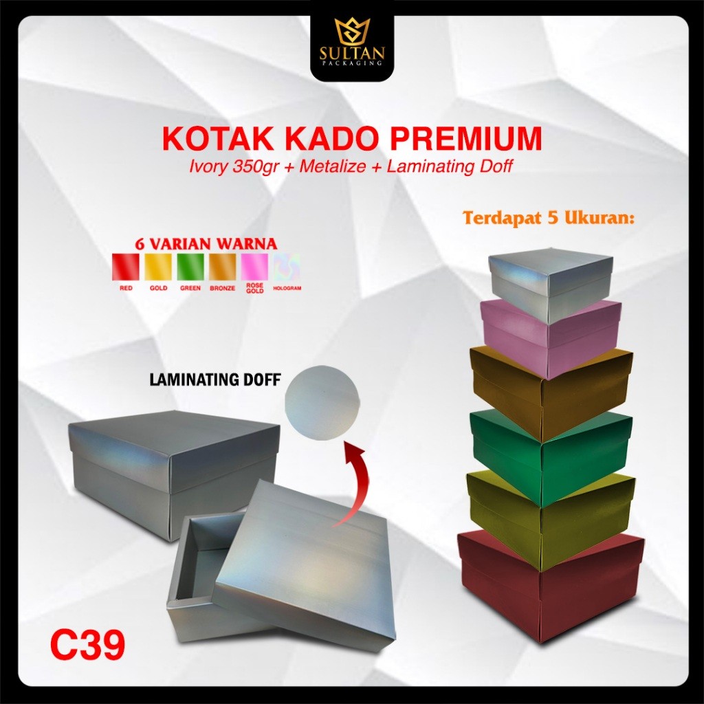kotak kado hologram souvenir|Dus Hadiah Special Gift|C39 - Image 2