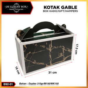 Box Hampers- Kotak Kue-Toples Tabung-Box serbaguna- B92