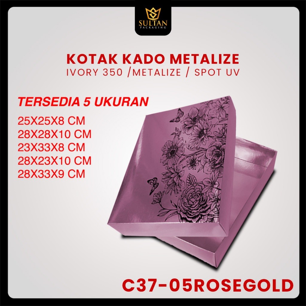 Kotak kado hologram / Box premium metalize / Dus mewah /C37 - Image 7